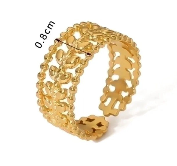 Mina | Intricate Open Ring