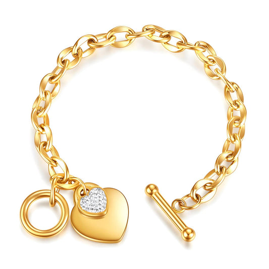 Token | Heart Toggle Bracelet