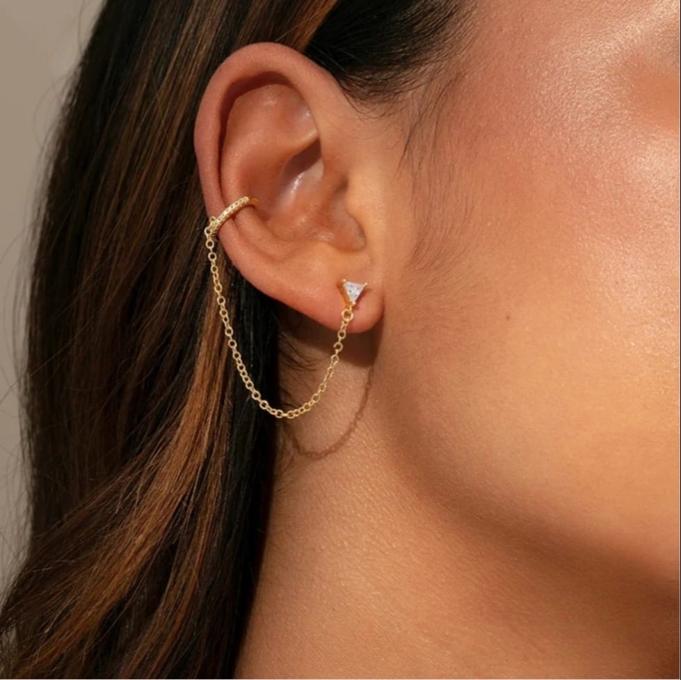 Bonny | Diamond Studded Orbital Earring