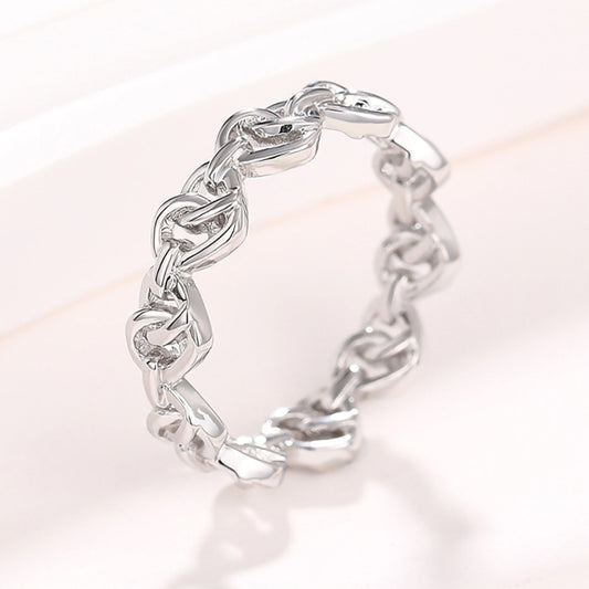 Affinity | Heart Chain Link Ring