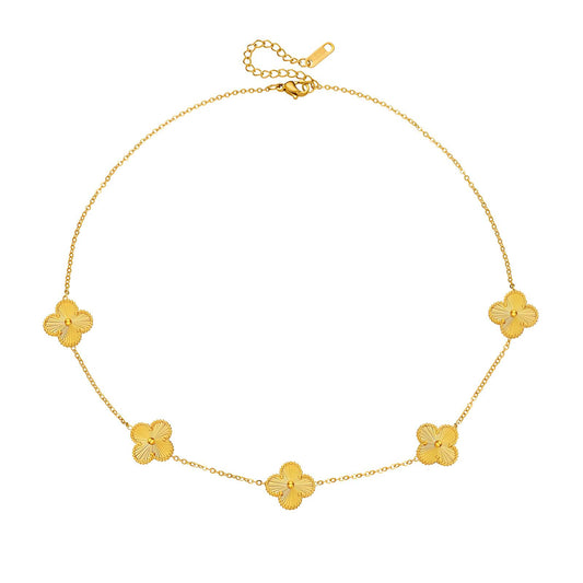 Charmed | Gold Clover Necklace