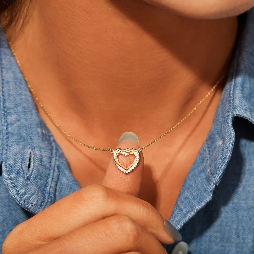 Riviera | Double Heart Pendant