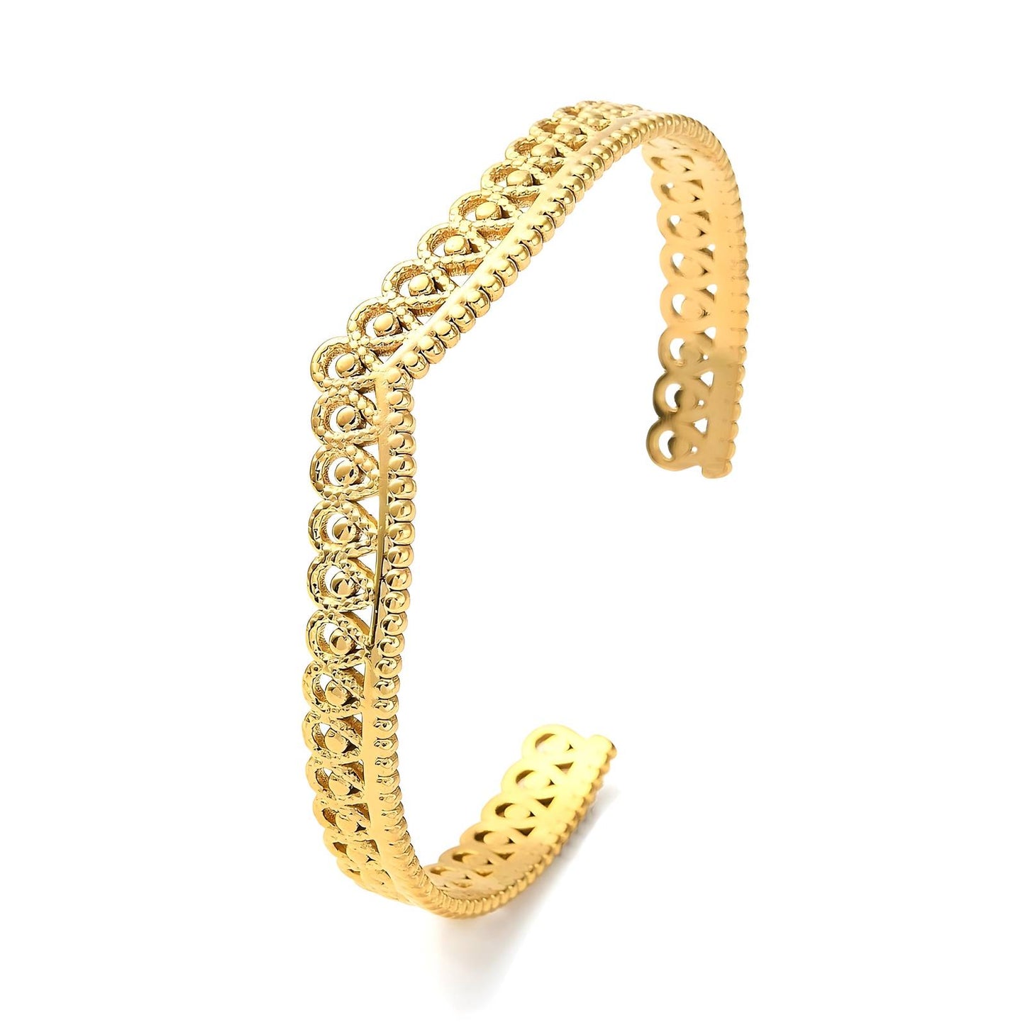 Henna | Intricate Gold Bangle