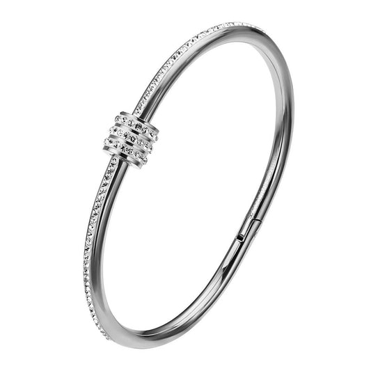 Hera | Diamond Encrusted Bangle