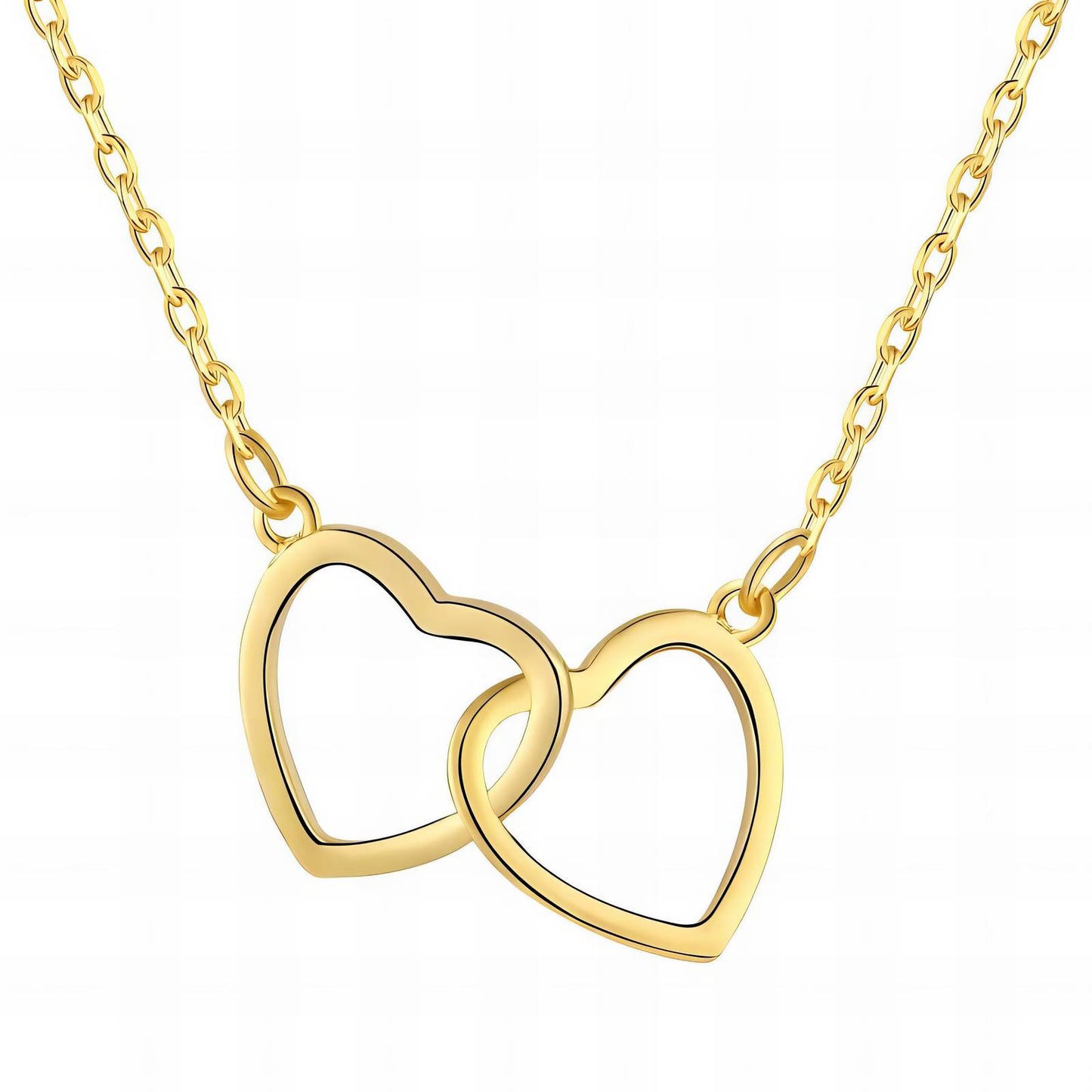 Lucy | Interlocked Heart Necklace