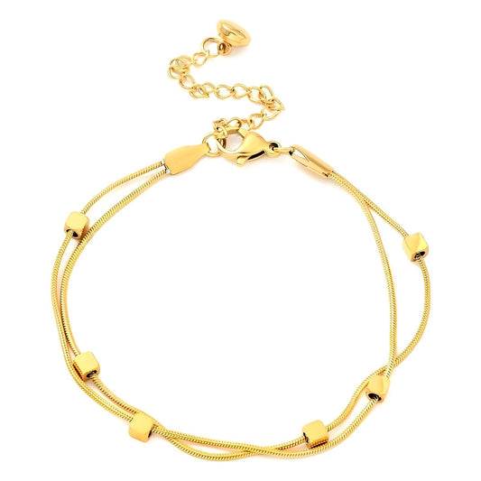 Pagoda | Gold Dice Bracelet